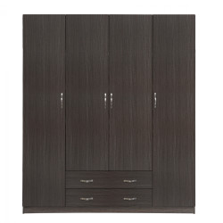 ΝΤΟΥΛΑΠΑ 4ΦΥΛΛΗ ΜΕ 2 ΣΥΡΤΑΡΙΑ AZALEA 200x55.5x180Υ εκ. HM353.01 ZEBRAN