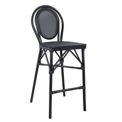 ΣΚΑΜΠΟ ΑΛΟΥΜΙΝΙΟΥ AZARIA HM5060 BAMBOO LOOK ΜΑΥΡΟ ΜΕ TEXTLINE 44x52x11