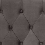 ΤΑΜΠΟΥΡΕ T.CHESTERFIELD EMMA HM226.10 ΓΚΡΙ ΒΕΛΟΥΔΟ-ΠΟΔΙΑ ΣΕ ΣΚΟΥΡΟ ΚΑΦ