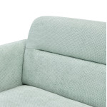 ΚΑΝΑΠΕΣ ΓΩΝΙΑ ΑΝΑΣΤΡ. FLYER HM6072.07 MENTA ΥΦΑΣΜΑ-ΜΕΤΑΛ.ΠΟΔΙΑ 285x86-