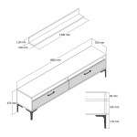 ΣΥΝΘΕΣΗ ΣΑΛΟΝΙΟΥ ΜΕΛΑΜΙΝΗΣ 2ΤΜΧ ΚΑΡΥΔΙ-WHITE MARBLE HM11855.02