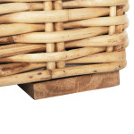 ΣΕΤ ΣΑΛΟΝΙ ΕΞ. ΧΩΡΟΥ 4ΤΜΧ TROPEL HM11939 ΦΥΣΙΚΟ RATTAN-3ΘΕΣΙΟΣ ΚΑΝΑΠΕΣ