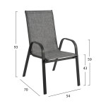 ΣΕΤ ΕΞ.ΧΩΡΟΥ 5ΤΜΧ LEOFER HM21004 ΜΕΤΑΛ.ΤΡΑΠΕΖΙ-4 ΠΟΛΥΘΡΟΝΕΣ ΜΕΤΑΛΛΙΚΕΣ