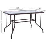 ΣΕΤ ΕΞ.ΧΩΡΟΥ 5ΤΜΧ MAG HM21034 ΤΡΑΠΕΖΙ ADAM & 4 ΠΤΥΣΣΟΜΕΝΕΣ ΚΑΡΕΚΛΕΣ-ΚΑ