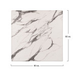 ΕΠΙΦΑΝΕΙΑ ΤΡΑΠΕΖΙΟΥ WERZALIT 80Χ80Χ3.5εκ. MARBLE WHITE-GREY 5657 HM523