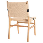 ΚΑΡΕΚΛΑ RUBBERWOOD ΚΑΙ ΣΧΟΙΝΙ ΣΕ ΦΥΣΙΚΟ RUSTIC 50x60x88Yεκ.HM9323.01