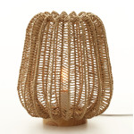 ΕΠΙΤΡΑΠΕΖΙΟ ΦΩΤΙΣΤΙΚΟ HM4350 ΜΕΤΑΛΛΟ ΜΕ PAPER ROPE ΣΕ ΦΥΣΙΚΟ Φ29Χ34Υεκ