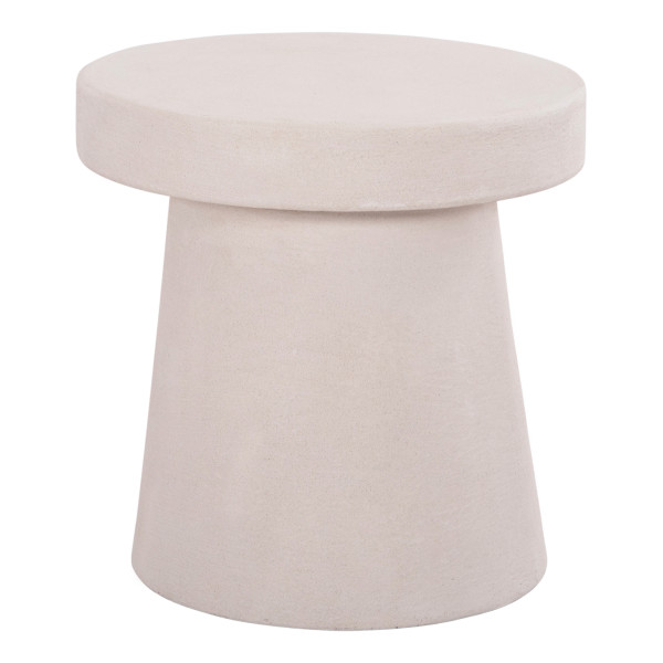 ΤΡΑΠΕΖΙ ΣΑΛΟΝΙΟΥ ΣΤΡΟΓΓΥΛΟ ΣΕΙΡΑ SANTORINI HM18052 MDF ΣΕ ΥΠΟΛΕΥΚΟ ΧΡΩ