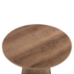 ΒΟΗΘΗΤΙΚΟ ΤΡΑΠΕΖΑΚΙ KARAN HM18029 MDF ΣΕ ΦΥΣΙΚΟ ΧΡΩΜΑ ΞΥΛΟΥ Φ45x56,5Υε