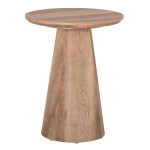 ΒΟΗΘΗΤΙΚΟ ΤΡΑΠΕΖΑΚΙ KARAN HM18029 MDF ΣΕ ΦΥΣΙΚΟ ΧΡΩΜΑ ΞΥΛΟΥ Φ45x56,5Υε