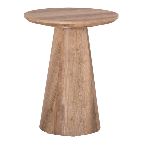 ΒΟΗΘΗΤΙΚΟ ΤΡΑΠΕΖΑΚΙ KARAN HM18029 MDF ΣΕ ΦΥΣΙΚΟ ΧΡΩΜΑ ΞΥΛΟΥ Φ45x56,5Υε