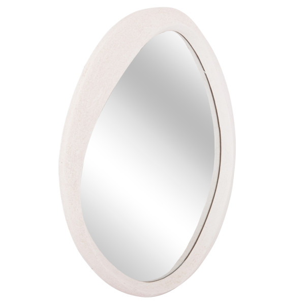 ΚΑΘΡΕΠΤΗΣ ΤΟΙΧΟΥ ΟΒΑΛ ΣΕΙΡΑ SANTORINI HM4513 MDF ΣΕ ΥΠΟΛΕΥΚΟ 90x3,2x60