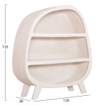 ΡΑΦΙΕΡΑ ΣΕΙΡΑ SANTORINI HM18060.01 MDF ΣΕ ΥΠΟΛΕΥΚΟ ΧΡΩΜΑ 120x38x133Υεκ