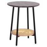 ΒΟΗΘΗΤΙΚΟ ΤΡΑΠΕΖAKI SEWELL HM18034 MDF ΣΕ ZEBRANO-ΜΕΤΑΛΛΙΚΑ ΠΟΔΙΑ-WICK