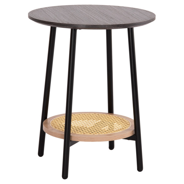 ΒΟΗΘΗΤΙΚΟ ΤΡΑΠΕΖAKI SEWELL HM18034 MDF ΣΕ ZEBRANO-ΜΕΤΑΛΛΙΚΑ ΠΟΔΙΑ-WICK