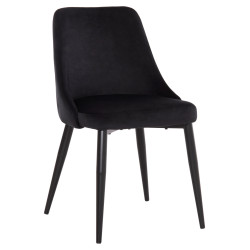 ΚΑΡΕΚΛΑ SERENITY HM8527.14 ΒΕΛΟΥΔΟ ΜΑΥΡΟ ΜΕ ΜΑΥΡΑ ΜΕΤΑΛΛΙΚΑ ΠΟΔΙΑ 51x5