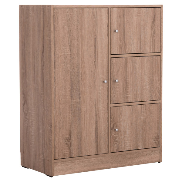 ΝΤΟΥΛΑΠΙ ΜΕ 4 ΑΠΟΘ.ΧΩΡΟΥΣ MATIN HM2479.02 SONAMA OAK ΜΕΛΑΜΙΝΗ 80x39,5x
