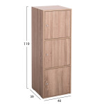 ΝΤΟΥΛΑΠΙ ΜΕ 3 ΑΠΟΘ. ΧΩΡΟΥΣ SORIANO HM9939.11 SONAMA OAK ΜΕΛΑΜΙΝΗ 40x39