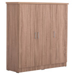 ΝΤΟΥΛΑΠΑ 3ΦΥΛΛΗ ΜΕ ΡΑΦΙΑ FUENTO HM2482.01 SONAMA OAK ΜΕΛΑΜΙΝΗ 120-116x