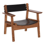 ΠΟΛΥΘΡΟΝΑ KONNA HM9928.01 TEAK ΞΥΛΟ ΣΕ ΦΥΣΙΚΟ-ΔΕΡΜΑ ΑΓΕΛΑΔΟΣ ΣΕ ΜΑΥΡΟ