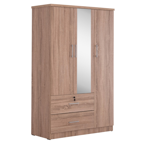 ΝΤΟΥΛΑΠΑ ΜΕ ΚΑΘΡΕΦΤΗ & ΣΥΡΤΑΡΙΑ JARRY HM2485.11 SONAMA OAK ΜΕΛΑΜΙΝΗ 11