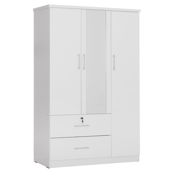 ΝΤΟΥΛΑΠΑ ΜΕ ΚΑΘΡΕΦΤΗ & ΣΥΡΤΑΡΙΑ JARRY HM2485.01 ΛΕΥΚΗ ΜΕΛΑΜΙΝΗ 119x48x