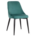 ΚΑΡΕΚΛΑ SERENITY HM8527.13 ΒΕΛΟΥΔΟ ΧΡΩΜΑ ΜΕΝΤΑ- ΜΑΥΡΑ ΜΕΤΑΛΛΙΚΑ ΠΟΔΙΑ