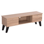ΕΠΙΠΛΟ ΤΗΛΕΟΡΑΣΗΣ IREN HM2481.01 ΜΕΛΑΜΙΝΗ ΣΕ SONAMA OAK-ΜΑΥΡΟ 120x32,5