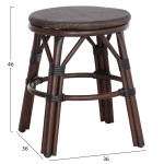 ΣΚΑΜΠΟ ΑΛΟΥΜΙΝΙΟΥ CHINO HM6285.01 BAMBOO LOOK ΚΑΦΕ-TEXTILENE ΚΑΦΕ Φ36x