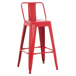 ΣΚΑΜΠΟ ΜΠΑΡ ΜΕΣΑΙΟΥ ΥΨΟΥΣ ΜΕΤΑΛΛΙΚΟ MELITA-PRO HM8574.44 ΚΟΚΚΙΝΟ 43x43