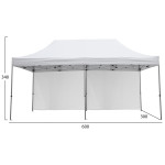 GAZEBO ΕΠΑΓΓΕΛΜΑΤΙΚΟ ΒΑΡΕΩΣ ΤΥΠΟΥ CRESSEN HM21099 ΠΤΥΣΣΟΜΕΝΟ ΑΛΟΥΜΙΝΙΟ