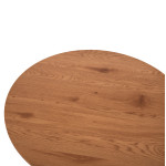 ΣΕΤ 2ΤΜΧ ΤΡΑΠΕΖΙΑ ΣΑΛΟΝΙΟΥ TALBERT HM21083 MDF ΦΥΣΙΚΟ ΞΥΛΟΥ Φ80εκ & Φ4