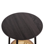 ΣΕΤ 2ΤΜΧ ΤΡΑΠΕΖΙΑ ΣΑΛΟΝΙΟΥ SEWELL HM21087 MDF-ΜΕΤΑΛΛΟ-ΣΥΝΘΕΤΙΚΟ RATTAN