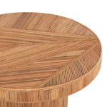 ΤΡΑΠΕΖΙ ΤΡΑΠΕΖΑΡΙΑΣ GATSBY HM9884 ΦΥΣΙΚΟ RATTAN ΣΕ ΦΥΣΙΚΟ ΧΡΩΜΑ Φ120x7