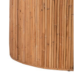 ΤΡΑΠΕΖΙ ΤΡΑΠΕΖΑΡΙΑΣ GATSBY HM9884 ΦΥΣΙΚΟ RATTAN ΣΕ ΦΥΣΙΚΟ ΧΡΩΜΑ Φ120x7
