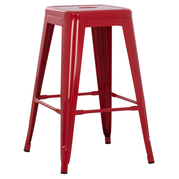 ΣΚΑΜΠΟ ΜΕΣΑΙΟΥ ΥΨΟΥΣ ΜΕΤΑΛΛΙΚΟ MELITA-PRO HM8573.44 ΚΟΚΚΙΝΟ 43x43x67Υε