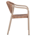 ΠΟΛΥΘΡΟΝΑ ΑΛΟΥΜΙΝΙΟΥ LUCCI HM6266.02 MOKA ΣΚΕΛΕΤΟΣ-P.E.RATTAN ΦΥΣΙΚΟ 5
