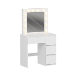 ΤΟΥΑΛΕΤΑ ΜΕ ΦΩΤΙΣΜΟ LED & ΣΥΡΤΑΡΙΑ KEITLIN HM2499.03 ΜΕΛΑΜΙΝΗ ΣΕ ΛΕΥΚΟ