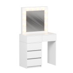 ΤΟΥΑΛΕΤΑ ΜΕ ΦΩΤΙΣΜΟ LED & ΣΥΡΤΑΡΙΑ BEYON HM2500.03 ΜΕΛΑΜΙΝΗ ΣΕ ΛΕΥΚΟ 8
