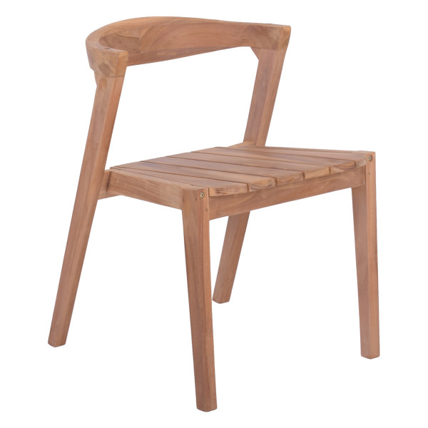 ΚΑΡΕΚΛΑ ΕΞΩΤΕΡΙΚΟΥ ΧΩΡΟΥ ORLEAN HM18130 ΞΥΛΟ TEAK-ΦΥΣΙΚΟ ΧΡΩΜΑ 49.5x58