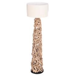 ΔΙΑΚΟΣΜΗΤΙΚΟ ΦΩΤΙΣΤΙΚΟ ΔΑΠΕΔΟΥ ALTAR HM4429 DRIFTWOOD--ΛΕΥΚΟ PVC Φ45x1