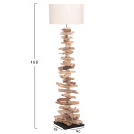 ΔΙΑΚΟΣΜΗΤΙΚΟ ΦΩΤΙΣΤΙΚΟ ΔΑΠΕΔΟΥ ALTAR HM4430 DRIFTWOOD--ΛΕΥΚΟ PVC Φ45x1