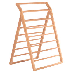 ΔΙΑΚΟΣΜΗΤΙΚΗ ΚΡΕΜΑΣΤΡΑ ΔΑΠΕΔΟΥ METIC HM18139 ΞΥΛΟ TEAK ΣΕ ΦΥΣΙΚΟ 70x70