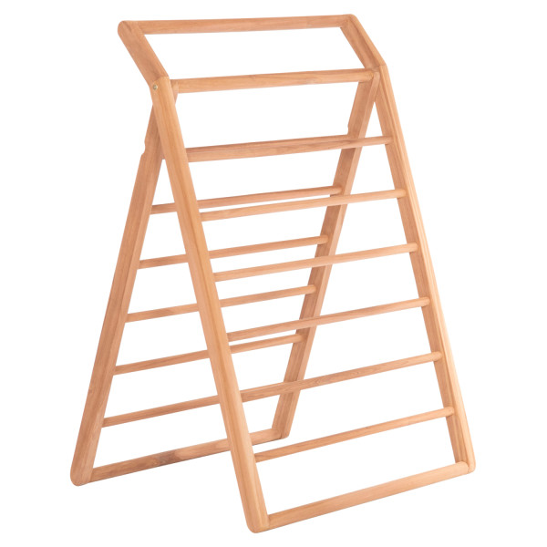 ΔΙΑΚΟΣΜΗΤΙΚΗ ΚΡΕΜΑΣΤΡΑ ΔΑΠΕΔΟΥ METIC HM18139 ΞΥΛΟ TEAK ΣΕ ΦΥΣΙΚΟ 70x70