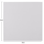 EΠΙΦΑΝΕΙΑ ΤΡΑΠΕΖΙΟΥ HPL HM6363.02 ΤΕΤΡΑΓΩΝΗ ΛΕΥΚΗ COMPACT 59.5X59.5X1.