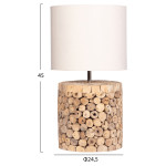 ΕΠΙΤΡΑΠΕΖΙΟ ΚΥΛΙΝΔΡΙΚΟ ΦΩΤΙΣΤΙΚΟ TWIGGY HM4427 DRIFTWOOD & ΜΠΕΖ ΚΑΠΕΛΟ