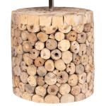 ΕΠΙΤΡΑΠΕΖΙΟ ΚΥΛΙΝΔΡΙΚΟ ΦΩΤΙΣΤΙΚΟ TWIGGY HM4427 DRIFTWOOD & ΜΠΕΖ ΚΑΠΕΛΟ