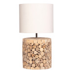 ΕΠΙΤΡΑΠΕΖΙΟ ΚΥΛΙΝΔΡΙΚΟ ΦΩΤΙΣΤΙΚΟ TWIGGY HM4427 DRIFTWOOD & ΜΠΕΖ ΚΑΠΕΛΟ