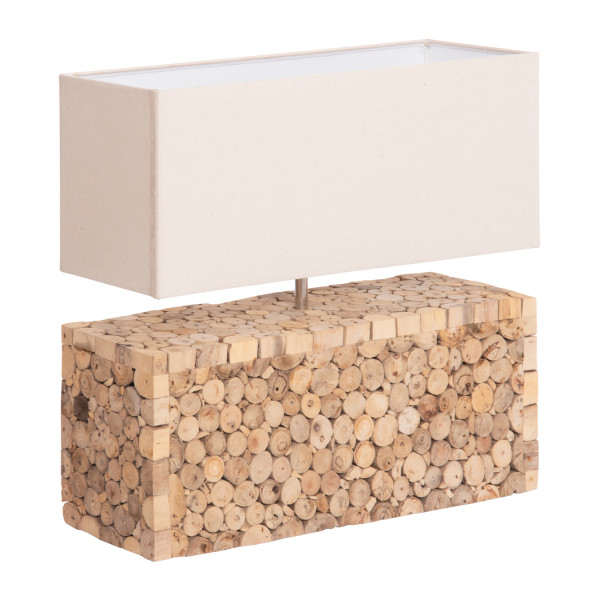 ΕΠΙΤΡΑΠΕΖΙΟ ΦΩΤΙΣΤΙΚΟ TWIGGY HM4437 DRIFTWOOD & ΛΕΥΚΟ ΚΑΠΕΛΟ 50.5x16x4
