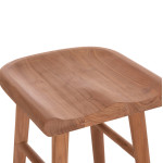 ΣΚΑΜΠΟ ΜΠΑΡ BOLMAR HM18108 ΞΥΛΟ ΤΕΑΚ ΣΕ ΦΥΣΙΚΟ 40.5x44x74Υεκ.